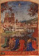 Jean Fouquet Descent of the Holy Ghost upon the Faithful France oil painting reproduction